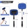 AstroAI Windshield Cleaner, Microfiber car Window Cleaner with 4 Reusable and Washable Microfiber Pads and Extendable Handle Auto Inside Glass Wiper Kit