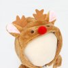niannyyhouse 10cm Plush Doll Clothes Christmas Deer Dinosaur Shark Onesies Loose Bodysuit Soft Stuffed Plush Toy Dress Up Accessories (Brown)