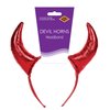 Beistle Fabric Red Devil Horns Headband Halloween Cosplay Costume Accessories Bachelorette Party Supplies