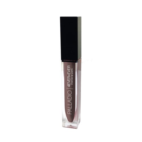 Palladio 4 Ever + Ever Intense Lip Paint, Liquid Lipstick, High Pigmented Lip Gloss, High Shine Vinyl Finish, Rich Color Coverage, Moisturizes Lips, Doe Foot Wand Applicator, Myth