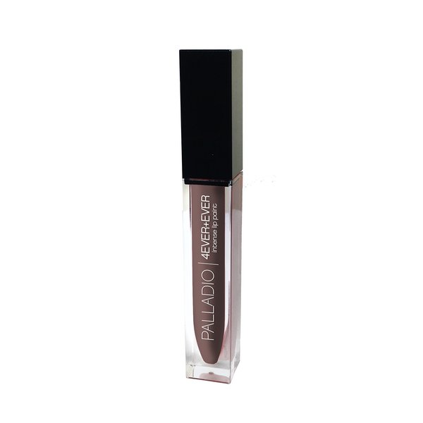 Palladio 4 Ever + Ever Intense Lip Paint, Liquid Lipstick, High Pigmented Lip Gloss, High Shine Vinyl Finish, Rich Color Coverage, Moisturizes Lips, Doe Foot Wand Applicator, Myth