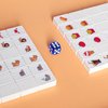 GRACIAS Mahjong Block Set, 50 Plastic Tiles (1.18”) with DIY Stickers, Portable Mahjong Set with A Carry Bag, Mahjong Tile Game