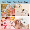 Nano Tape Bubble Kit, Nano Double Sided Adhesive Tape Bubbles, 4Pcs Nano Tape Toys Kit for Boys and Girls Party Favors and Kids Craft Fidget Toys Set