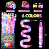 24 Pack Glow Sticks Bulk Party Favors for Kids Christmas Gifts Stocking Goodie Bags Stuffers Christmas Decorations Light Up Pop Tubes Glow Bracelets Necklaces New Years Glow in the Dark Party Supplies
