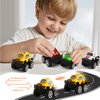 Manmel 12 Pack Pull Back Cars for Kids, Bulk Mini Racing Vehicles Monster Truck Toys Party Favors for Toddlers, Pinata Fillers, Goodie Bag Stuffers, Classroom Prizes for Boys Girls