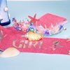 CIEHER Pink Mermaid Sash Set, Birthday Party Favors for Girls - Princess Decorations