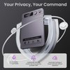 AI Voice Recorder, Note Voice Recorder Transcribe & Summarize, AI Noise Cancellation Technology, Supports 152 Languages, 64GB Memory APP Control Audio Recorder for Lectures, Meetings, Calls, Dark Gray