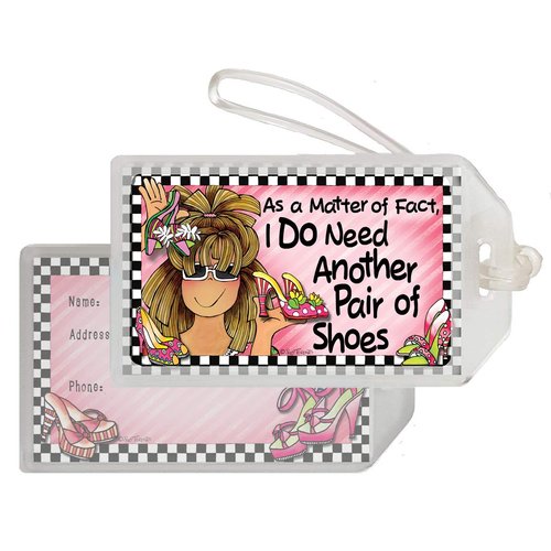 Suzy Toronto Another Pair of Shoes Luggage Tag