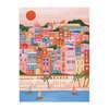 Galison French Riviera – 1000 Piece Puzzle Fun and Challenging Activity with Bright and Bold Artwork of French Architecture by The Sea for Adults and Families
