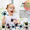 24PCS Fingertip Gyro Fingertip Mechanical Top DIY Deformation Robot Metal Transformable Gyro Spinners Finger Chain Robot Toy Fidget Spinners ADHD Astium for Kids Adults Easter Basket Stuffers for Kids