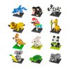 FUN LITTLE TOYS Party Favor for Kids, Mini Animals Building Blocks Sets Goodie Bags Stuffers for Kid, Small Toy Prizes, 12Pack Birthday Party Favor Valentines Gifts for Kids Class Prize