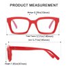 aisswzber Blue Light Blocking Glasses,Computer Reading/Gaming/TV/Phones Glasses for Women Men Thick Square Frame