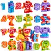 JOYIN 10 Pcs Number Bots Toys, Number Bots, Action Figure Learning Toys, Number Robots Toys, Educational Toy, Christmas Birthday Gifts for Kids Boys Girls 3 4 5 6 Years Old