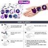 8 Sheets (88PCS) Galaxy Temporary Tattoos Themed Space Birthday Party Decorations Supplies Favors Decor Stickers for Kids Gifts Classroom School Prizes Rewards