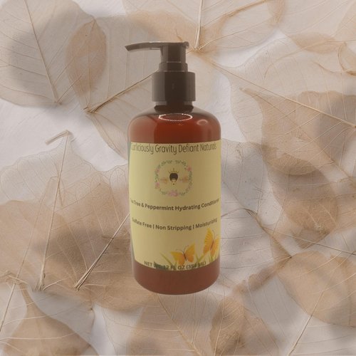 Tea Tree & Peppermint Hair Conditioner | Reduce Excessive Scalp Oil| Soothes Redness & Scalp Flakiness | Perfect For Oily/Greasy Hair| Sulfate-Free| Made For All Hair Types| 12 FL Oz