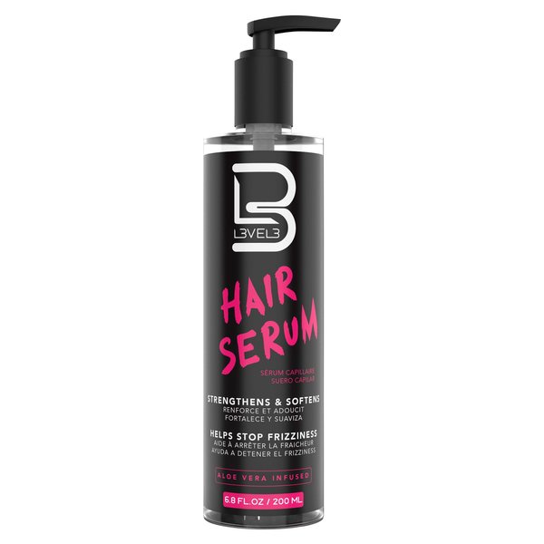 L3 Level 3 Hair Serum - Repairs your Damaged Hair - Softens and Smoothing - Level Three Hair Smoothing Serum - Reduces Frizziness (6.8 oz, Hair Serum)