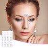5 Sheets Face Gems Jewels Stickers, Teardrop Rhinestones for Face, Self Adhesive Rhinestones for Face, Hair, Makeup, Nail Decorations, DIY