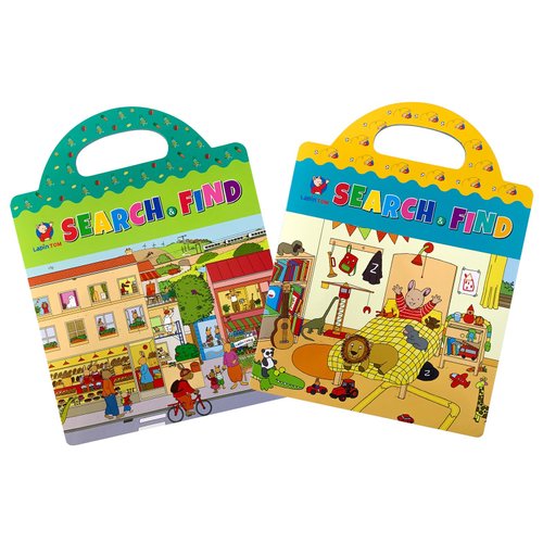 ROATEE 2PC Rabbit Reusable Sticker Books for Toddlers 3+ Years, Educational Preschool Toys for Baby Kids Fashion Activity, Creative Sticker Story Books for Toddlers Age 3+ Birthday Gifts