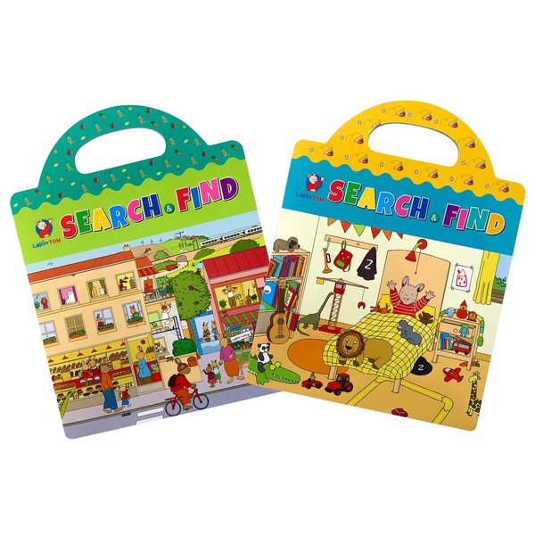 ROATEE 2PC Rabbit Reusable Sticker Books for Toddlers 3+ Years, Educational Preschool Toys for Baby Kids Fashion Activity, Creative Sticker Story Books for Toddlers Age 3+ Birthday Gifts