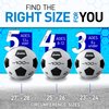 Franklin Sports Soccer Balls - Size 3 F-100 - Youth Soccer Ball, White/Black