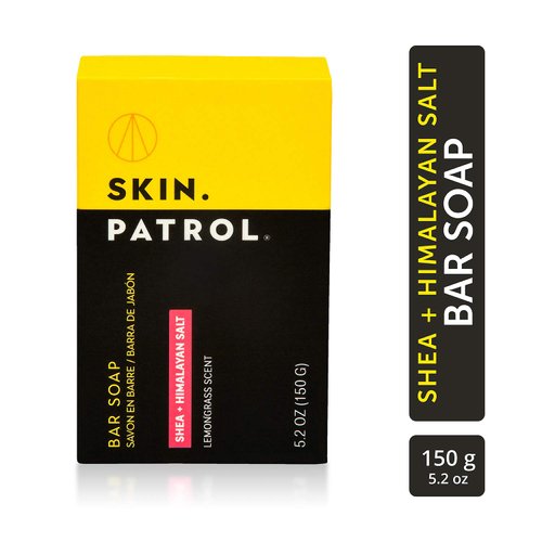 Skin Patrol Shea Butter & Himalayan Salt Bar Soap - Sulfate-Free, Paraben-Free
