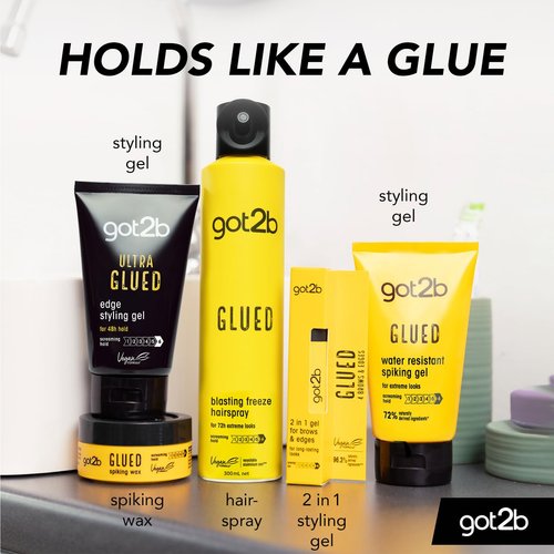 Got2b Ultra Glued Invincible Styling Hair Gel, 6 Ounce