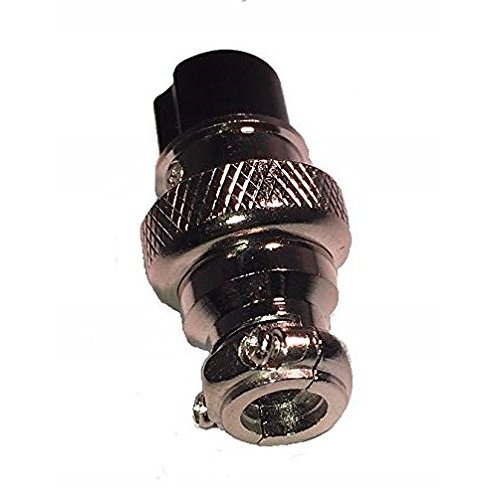 Pro Trucker CB Microphone Mic Plug Connector Chassis Sockets for CB Ham Radio Amateur Radio Male & Female - 5-Pin