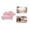 FELTECHELECTR Miniature Dollhouse Sofa Furniture Creative Jewelry Box Organizer Stylish Couch with Playroom and Collectibles