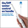 Waterpik Nano Plus Water Flosser For Teeth, Portable Electric Power, Compact For Travel and Home, 4 Flossing Tips, ADA Accepted, White WP-320