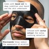 Cardon Face Mask for Bearded Men | Korean Sheet Mask for Men | Bamboo Charcoal Facial Mask and Beard Oil | 4-Pack