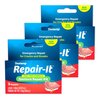 Dentemp Repair Kit - Repair-It Advanced Formula Denture Repair Kit (Pack of 3) - Denture Repair Kit Repairs Broken Dentures - Denture Repair to Mend Cracks & Replace Loose Teeth