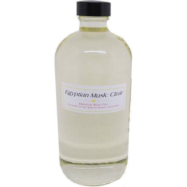 TCEShop Egyptian Musk: Clear Scented Body Oil Fragrance [Regular Cap - Clear - 16 oz.] - ID#22319