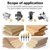 FivePears 4 PCS Pattern Flush Trim Router Bit Set 1/4 Inch Shank, Top Bearing Flush Cut Trim Router Bit for Woodworking, Cutting Diameter: 1/2", Cutting Length: 1/2", 3/4", 1", 1-1/2"