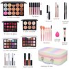 Pomcral All In On Makeup Kit Makeup Set For Teens, Women, Girl and Beginners Includes Eyeshadow Concealer Palette Lip Gloss Set Lipstick Eye Pencil Makeup Brushes