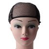 PRETYZOOM 2 PC Black Mesh Wig Cap Net Wig Caps for Women Black Wig Black Wig Hair Crochet Hook Wig Caps Bulk Mesh Wig Nets Wig Making Liner Wig Hair Cover Net Short Hair Wig Head Net Cap