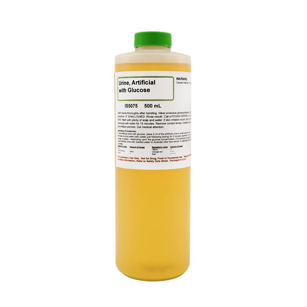 Innovating Science Simulated (Fake) Fluid with Glucose, 500mL - for Simulated Urinalysis Tests in School Labs Only - Cannot Be Used for Drug Test Evasion - The Curated Chemical Collection