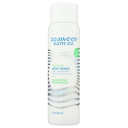 The Seaweed Bath Co. Hydrating Soothing Body Wash, Eucalyptus &amp; Peppermint, 12 Oz