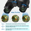 Small Binoculars for Kids and Adults, 20X25 High Powered, Clear Low Light Night Vision Hunting Binoculars - Waterproof, Easy Focus Compact Binoculars for Bird Watching,Cruises,Travel,Hiking