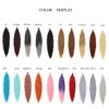 24inch Ocean Wave Braiding Hair Extensions 3packs Long Deep Curly Wave Braid Hair Synthetic Twist Ripple Crochet Deep Wave Braids Hair for Women 100g/pack(24",Blue)