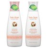 Live Clean Coconut Milk Moisturizing Shampoo and Conditioner, 12 oz each with Certified Organic Coconut Extract and Oil, Petrolatum-free, Phthalate-free and Paraben-free