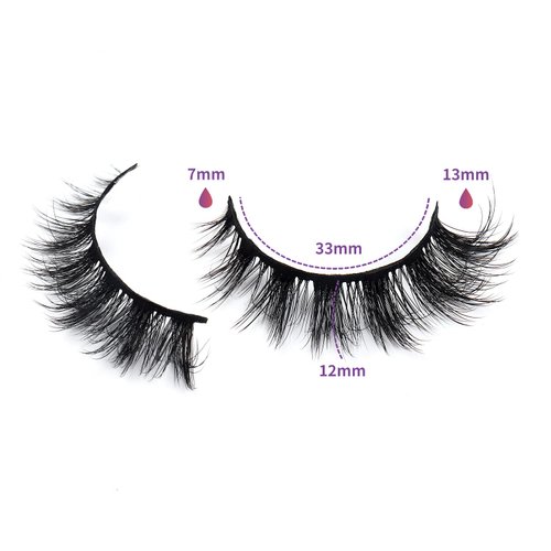 Wleec Beauty Lashes Short Cat Eye Lashes 13mm Fluffy False Eyelashes Wispy 7 Pairs 3D Faux Mink Lashes SF86