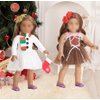 sweet dolly 18 Inch Christmas Doll Clothes Costumes, Doll Accesories, 18 Inches Doll Christmas Party Dress Snow Man Gingerbread Man Outfits for 18 inch Doll