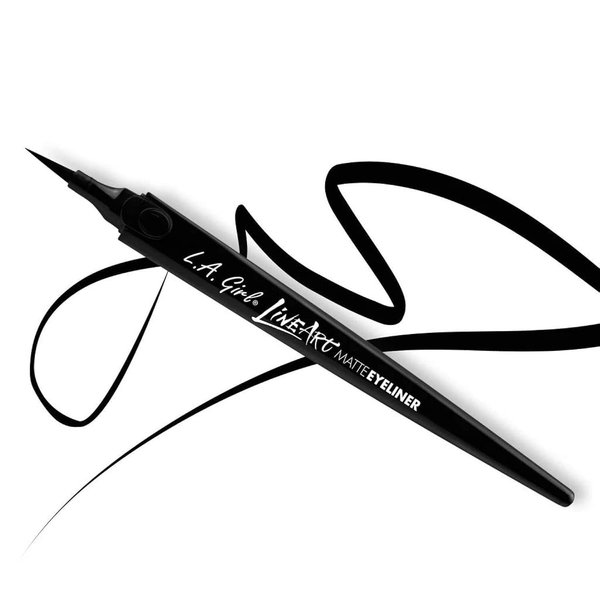 L.A. Girl Line Art Matte Eyeliner, Intense Black GLE712