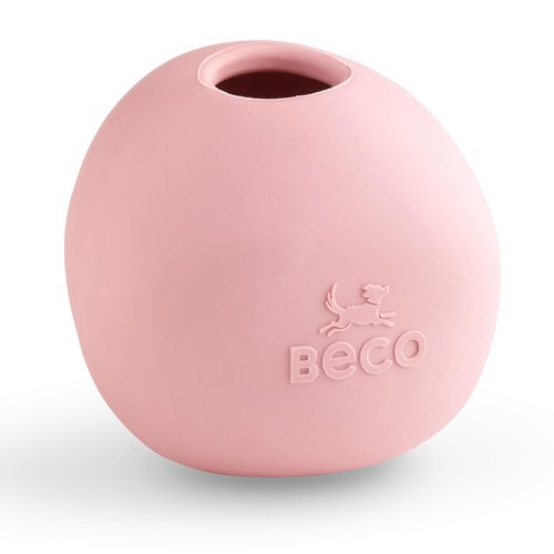 Beco Natural Rubber Wobble & Stuffable Ball Fetch Dog Toy – Perfectly Crafted for Endless Fun, Interactive Bouncing, and Treat-Dispensing Challenges. Suitable for Every Dog and Puppy Size