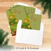 Designer greetings African-American Heritage Collection Boxed Christmas Cards, O Christmas Tree (Box of 18 Foil Embossed Cards with Envelopes)