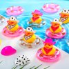 Syhood 12 Sets Disco Cowgirl Rubber Duck Bulk Mini Yellow Duckies with Cowboy Hat Paisley Bandanas Sunglasses Scarves for Cowgirl Bridal Shower Bachelorette Party Supplies Favors Decorations