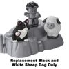Replacement Part for Fisher-Price Little People Nativity Set - N4630 ~ Black and White Sheep Dog ~ Works with Many Sets