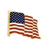PinMart's Proudly MADE IN USA American Flag Jewelry Quality Gold Enamel Lapel Pin