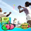 YoYa Toys Toss and Catch Ball Game Upgraded Set - Outdoor Kids Sports Activities - Outside Fun Summer Toy for Beach, Backyard, Park, Yard Lawn, Camping for Ages 4-12, 2 Catch Paddles, 2 Sticky Balls