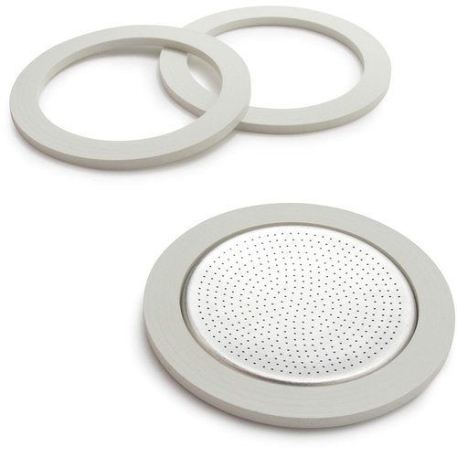 Bialetti Replacement Gasket & Filter for 6 Cup Espresso Maker